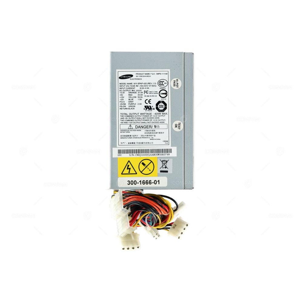 300-1666-01 SUN 420W POWER SUPPLY FOR SUN BLADE 1500 EPAP-420